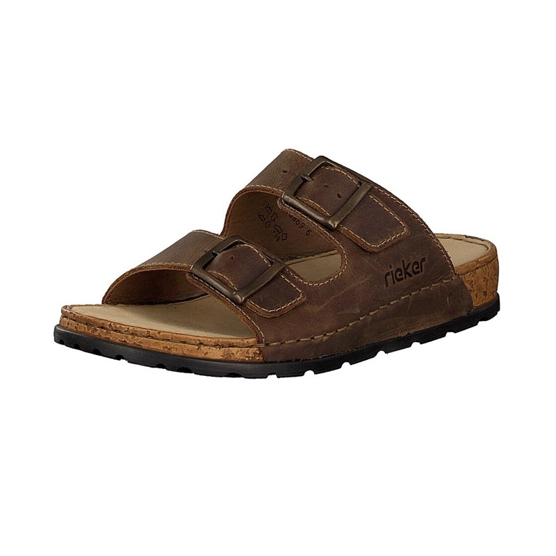 Pantufas Rieker 25694-25 Para Homem - Marrom